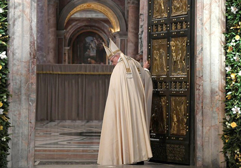 Pape François Porte sainte
