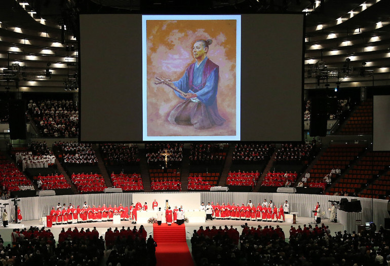 JAPON : 12 000 personnes réunies pour la messe de béatification de Juste Takayama Ukon à Osaka