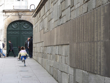 Le mur des Justes, Paris