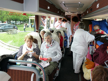 14 mai - Le transport des malades en car
