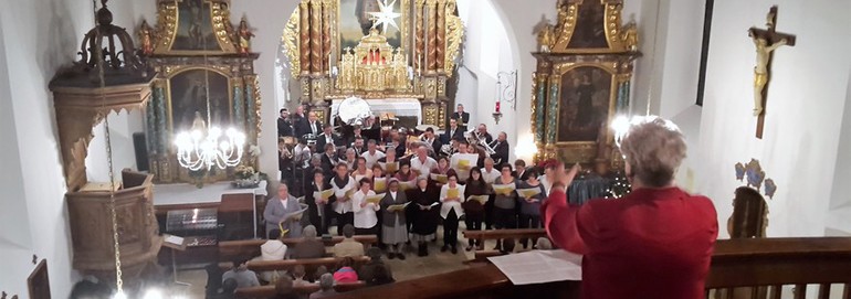 Concert de Noël de Ste-Cécile de Montignez-Damphreux-Lugnez et de la fanfare de Boncourt, Montignez, 18 décembre 2016 