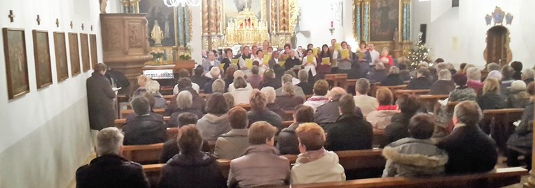 Concert de Noël de Ste-Cécile de Montignez-Damphreux-Lugnez et de la fanfare de Boncourt, Montignez, 18 décembre 2016 