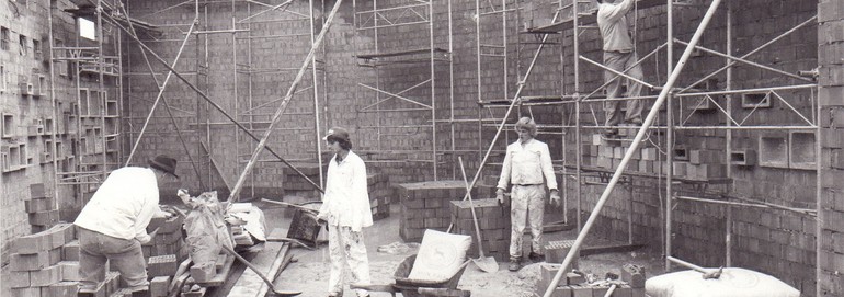 construction de la chapelle de Mormont