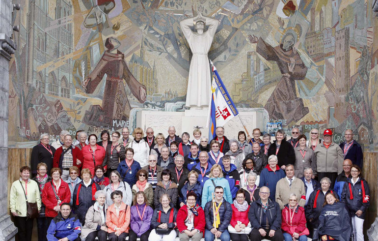 Photo souvenir des Jurassiens à Lourdes 2016