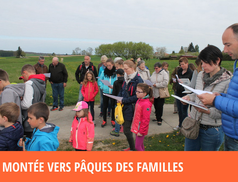 Montée vers Pâques des familles