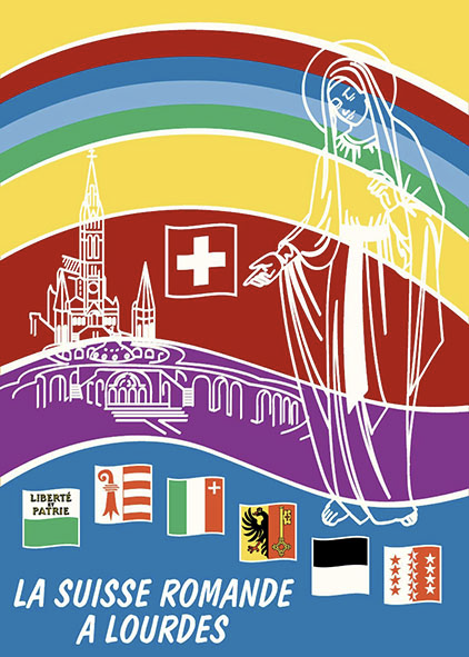 Logo Suisse Romande à Lourdes