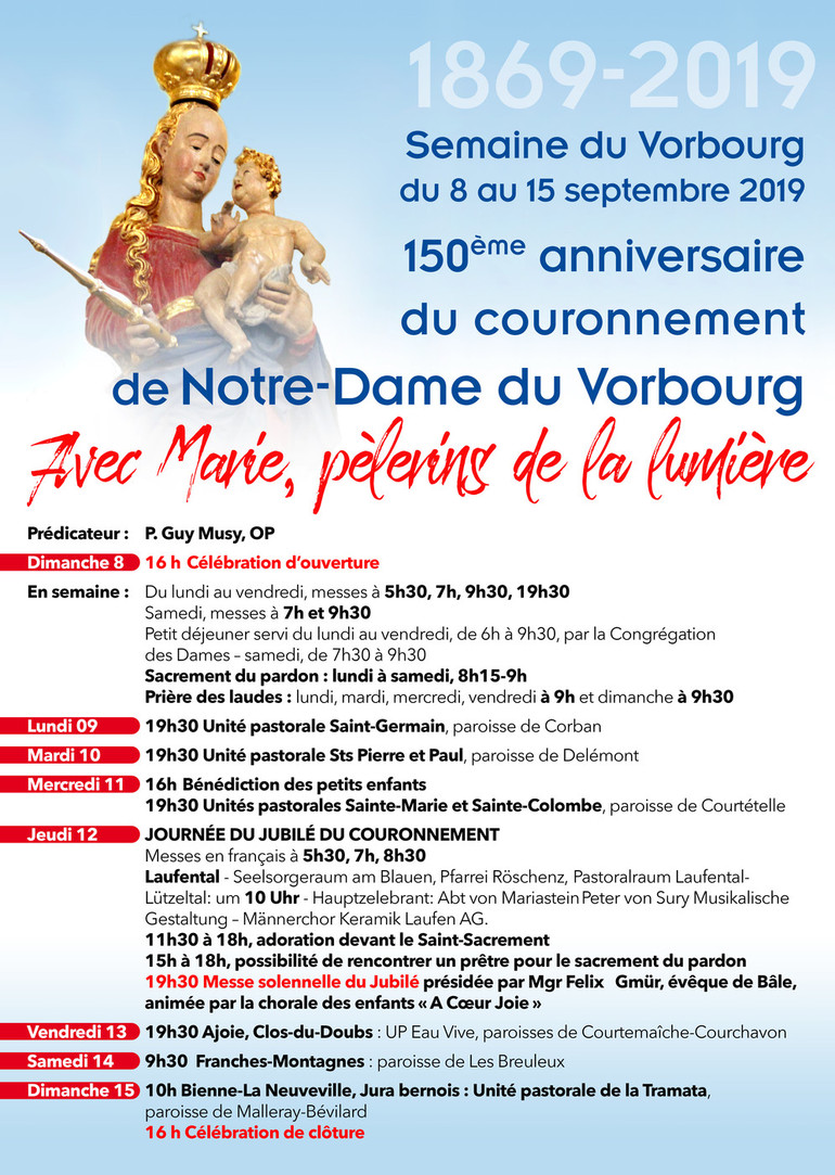 L'affiche 2019 des Fêtes du Vorbourg