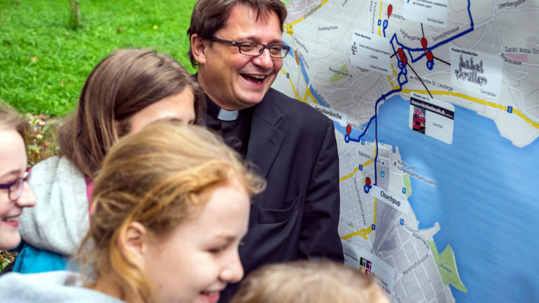 Mgr Felix Gmür, évêque de Bâle, recontrera les jeunes de son diocèse le 8 septembre 2019 à Zoug ¦ © Bernard Litzler