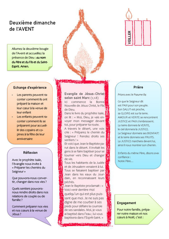 Deuxième bougie de l'avent