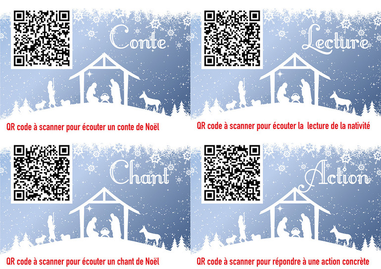 Crèches QR code