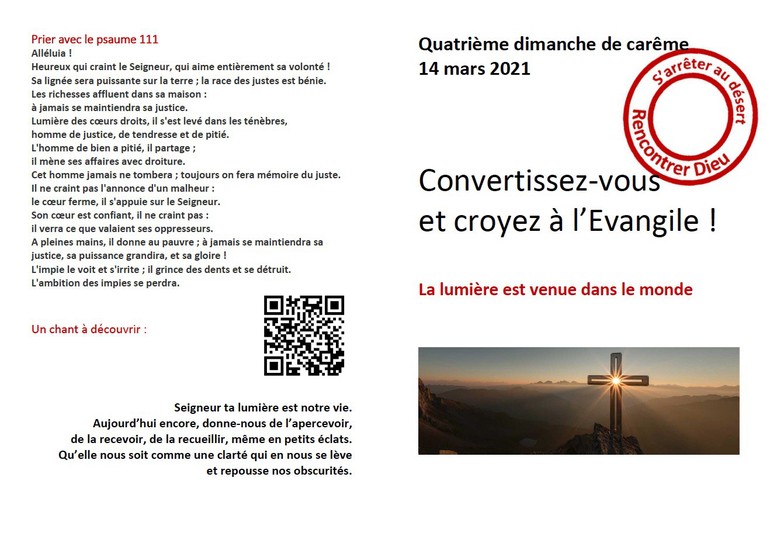 4è dimanche de carême 2021-1