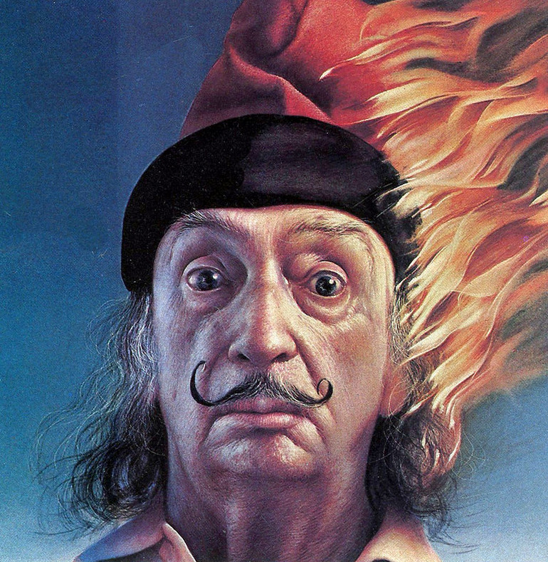 Salvador Dali by Gottfried Helnwein