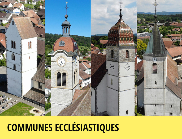 Communes ecclésiastiques de la Paroisse St-Jean