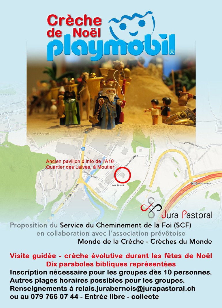 Crèche de Noël en playmobil