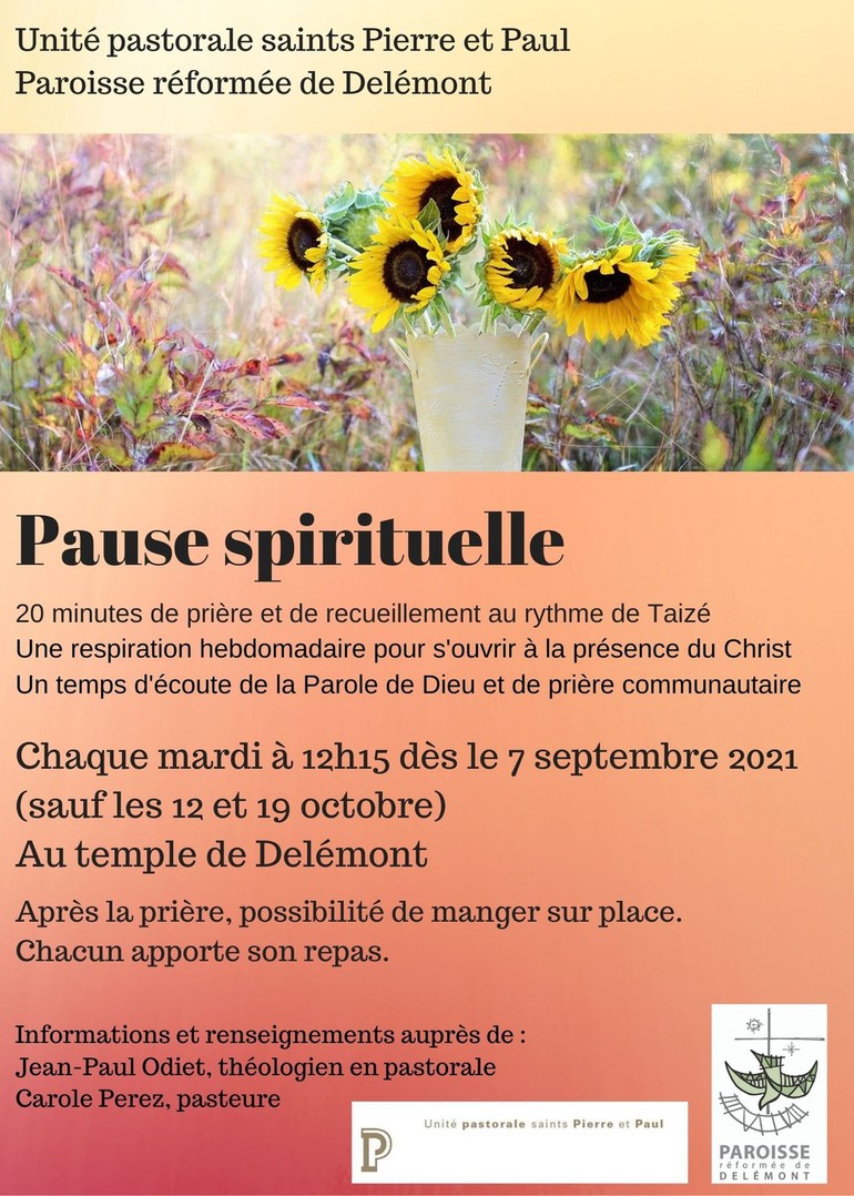 Pause spirituelle septembre 2021