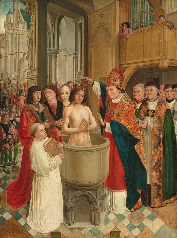 saint Rémi baptisant Clovis