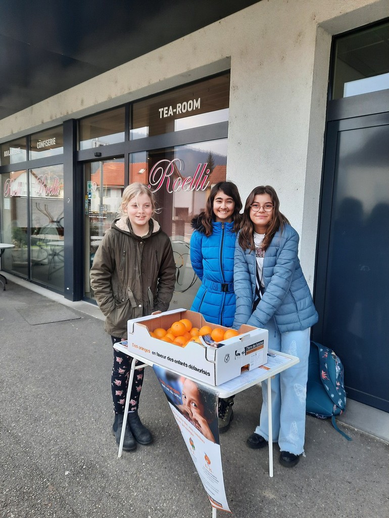 Vente d'oranges