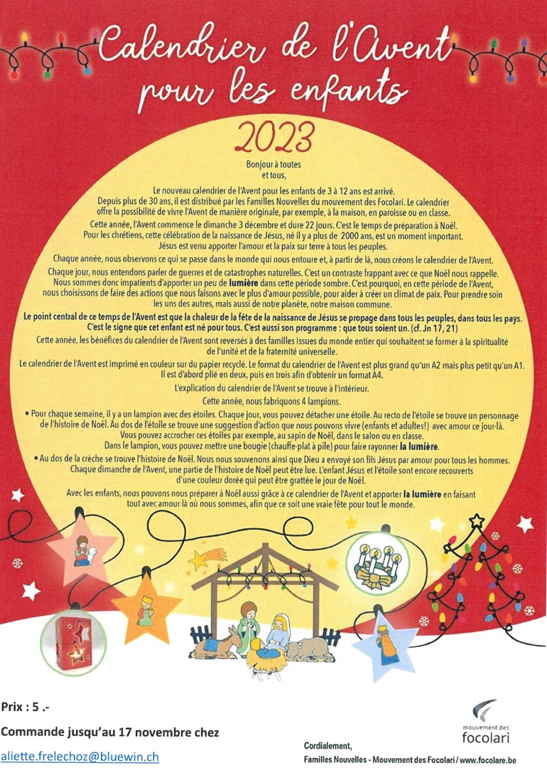 Calendrier de l'Avent