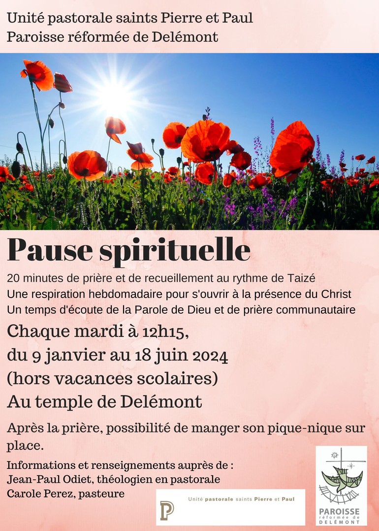 Pause spirituelle 2024 affiche - 1Affiche 