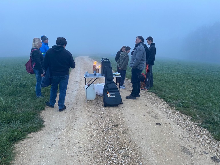 Marche de l'aube de Pâques, Montchoisi, 31.03.2024