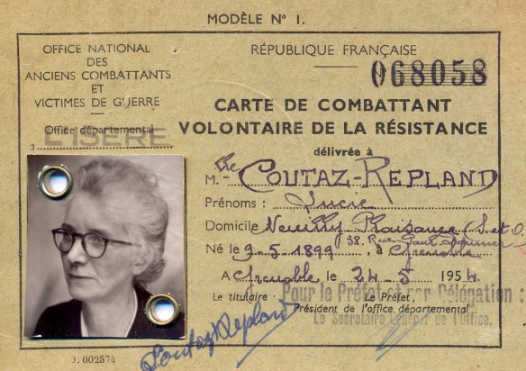 Une résistante courageuse décorée de la Croix de guerre