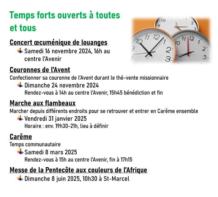 Temps forts