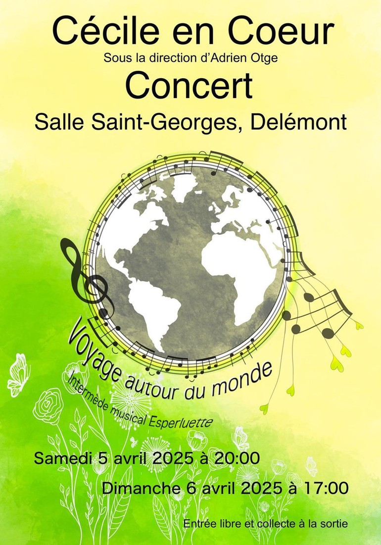 Concert chorale de Cécile en Coeur 