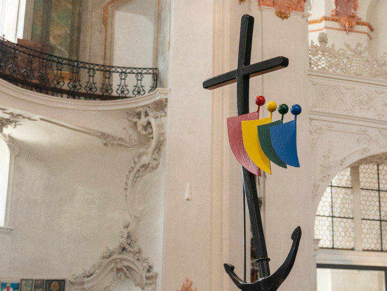La croix symbolisant l’Année sainte de l’espérance | © Maurice Page