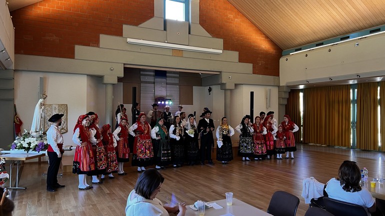 La Mission portugaise du Jura et de Moutier à Delémont lors de la fête en l'honneur de Fatima