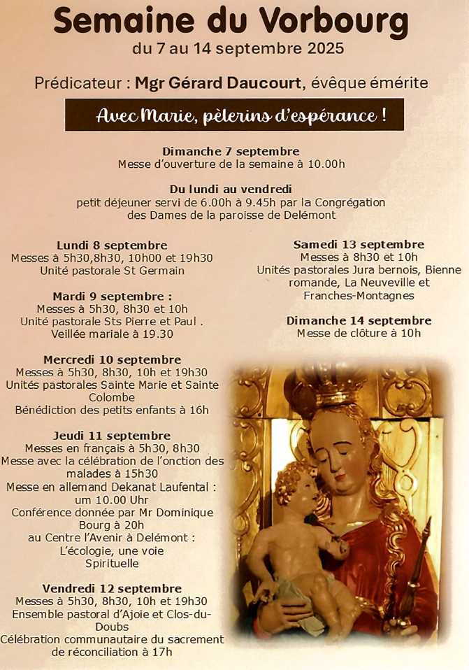 Semaine du Vorbourg
