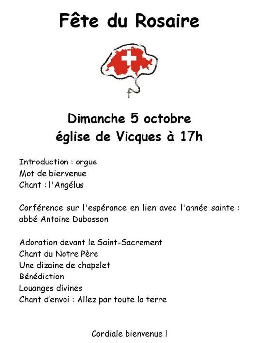Fête du Rosaire