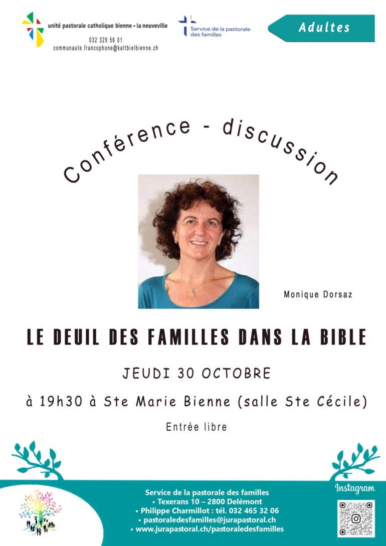 Le deuil des familles dans la bible
