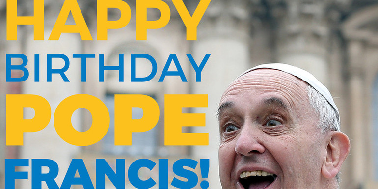 Le pape François fête ses 80 ans