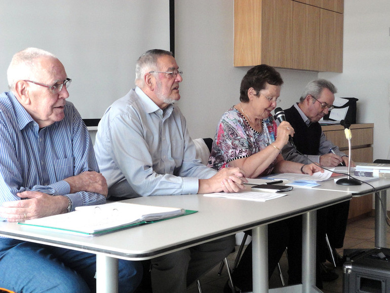 Le comité du MCR-Jura lors de l'assemblée générale 2013