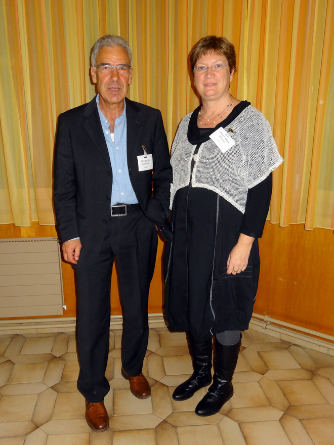Jean-Denis Henzelin, président de l’Assemblée de la CEC et Floriane Chavanne, présidente du Conseil de la CEC