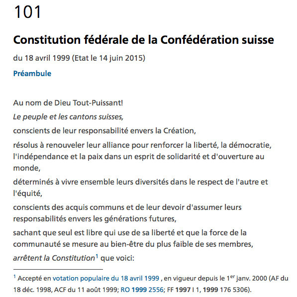 Préambule 2015