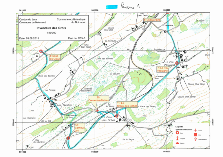 Parcours n°1 LN