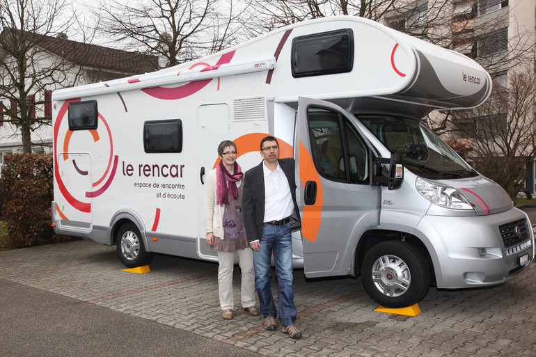 Jean-Charles Mouttet et Isabelle Wermelinger, les responsables du rencar. Photo SAJP