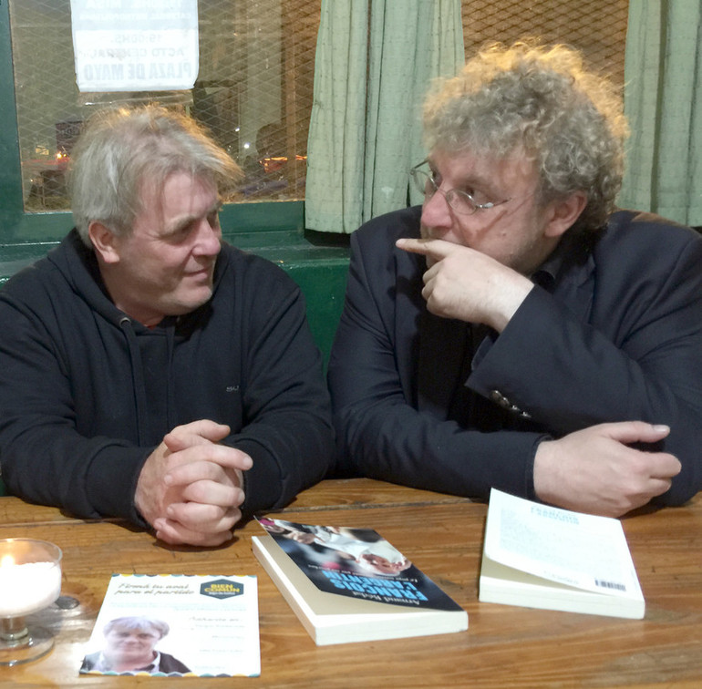 Arnaud avec Gustavo Vera, le meilleur ami du pape