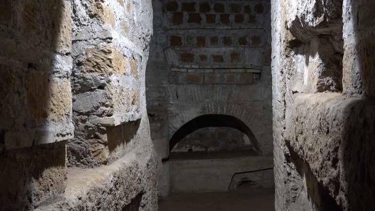 Visite des catacombes