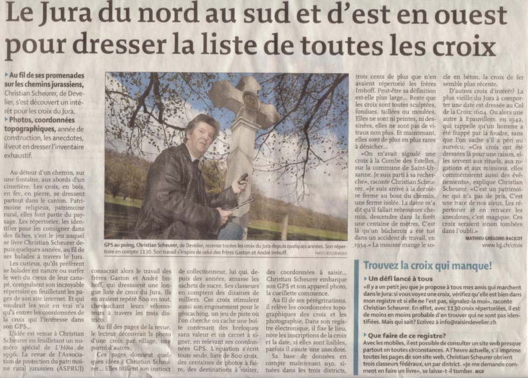 Article Quotidien Jurassien