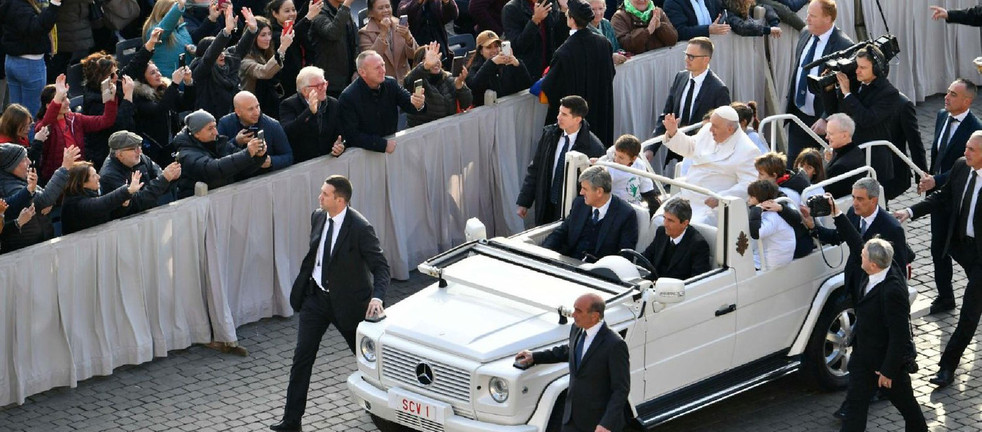 «Le début d’une pensée, d’une méditation, doit être sincère et non 'une fuite'», a expliqué le pape | © Vatican Media