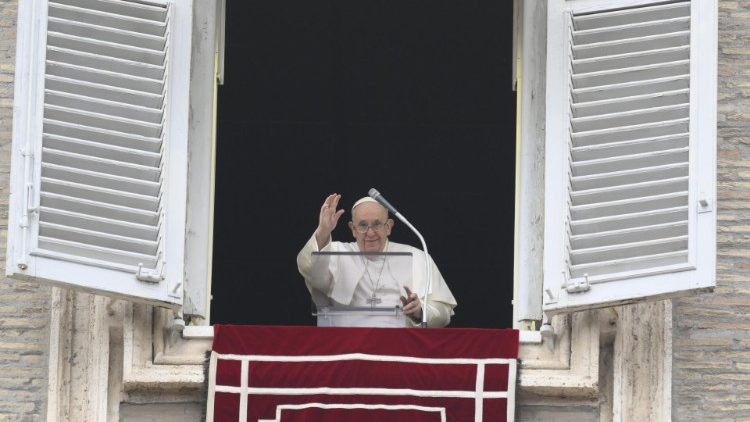 Le pape lors de l’angélus du 15 janvier 2023 | © Vatican media