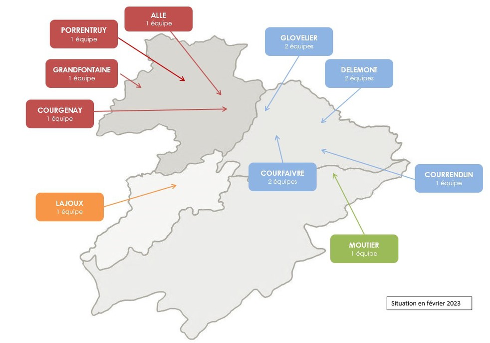 Lieux d'équipes 2023