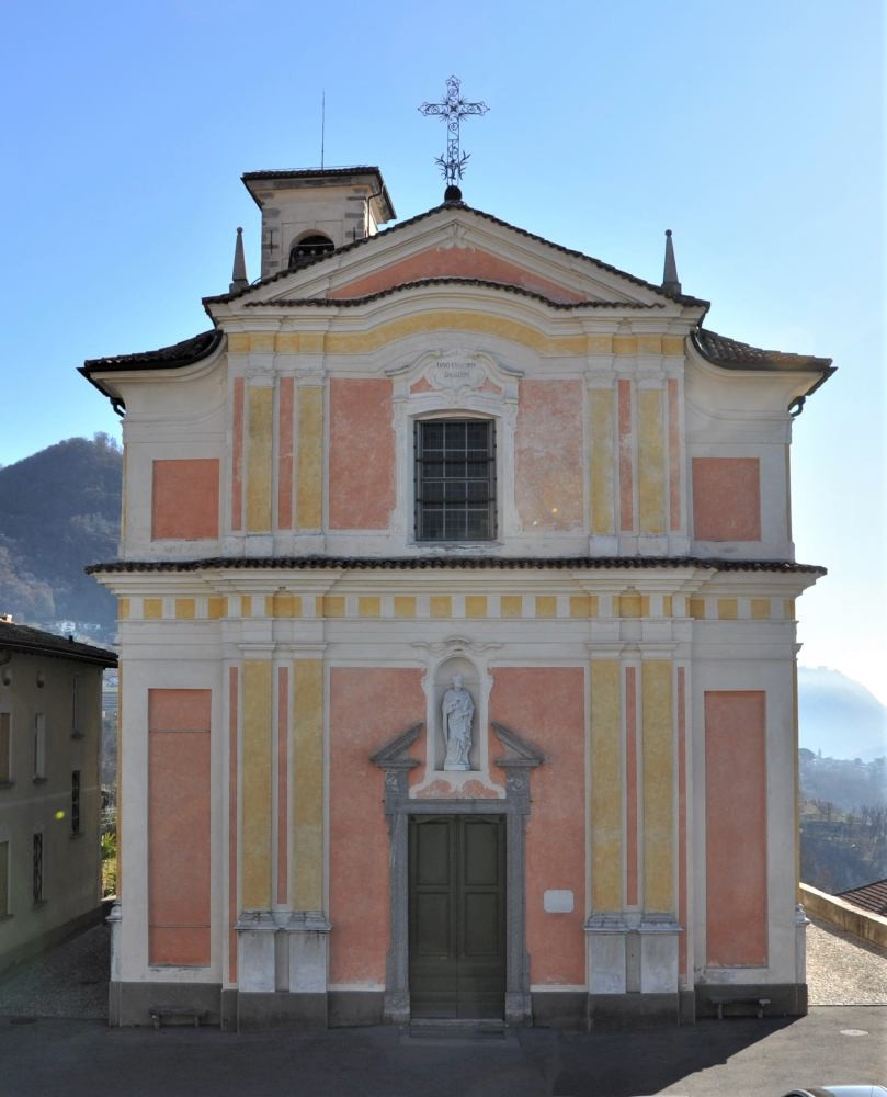 L'église Sant'Eusebio à Castel San Pietro TI (Photo: Bruno Boccaletti – RSI) 