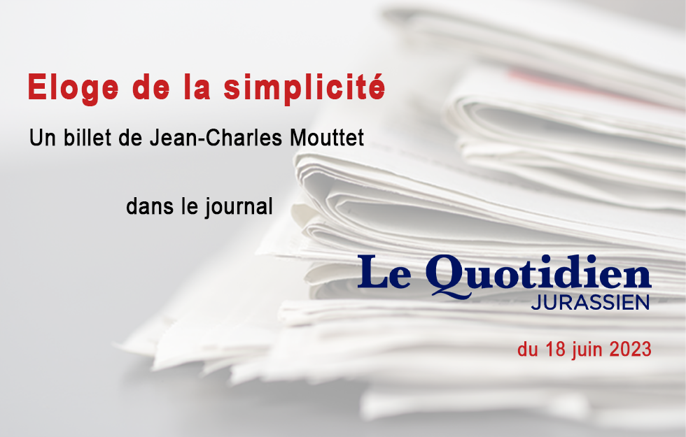 Le billet de Jean-Charles MOUTTET, LQJ 18 juin 2023