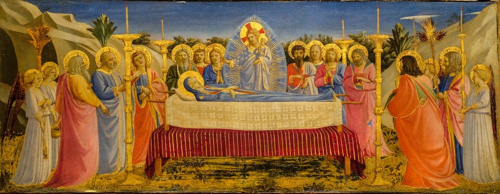 Fra Angelico, The Dormition of the Virgin, 1431-35, Tempera and