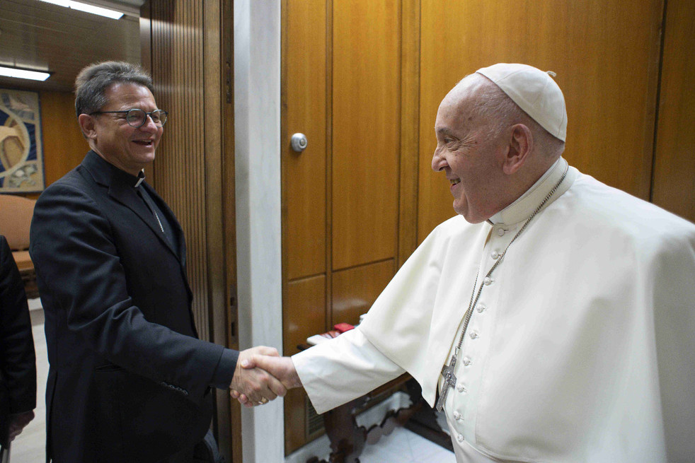 Mgr Felix Gmür reçu par le pape le 15 novembre dernier | © Vatican Media