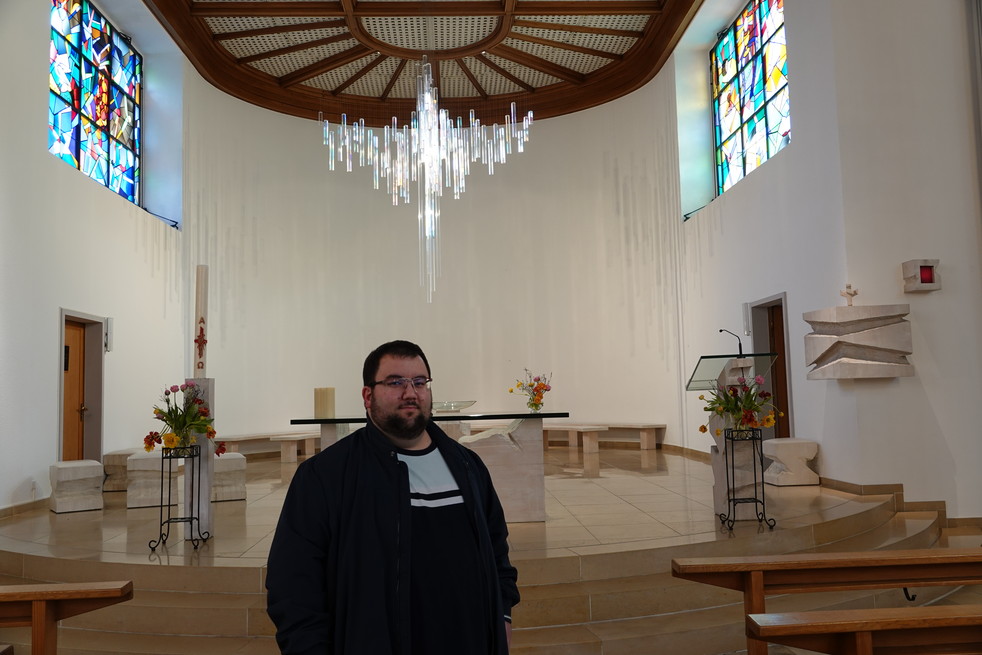 Samuel Paratte à l'Eglise de Courtételle 