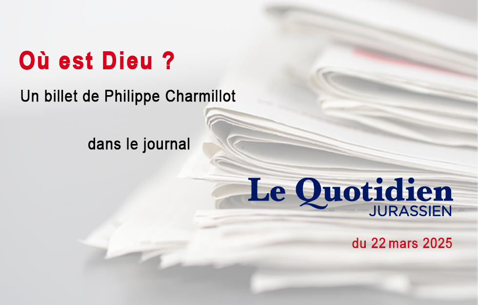 Le billet de Philippe Charmillot, LQJ 22.03.2025
